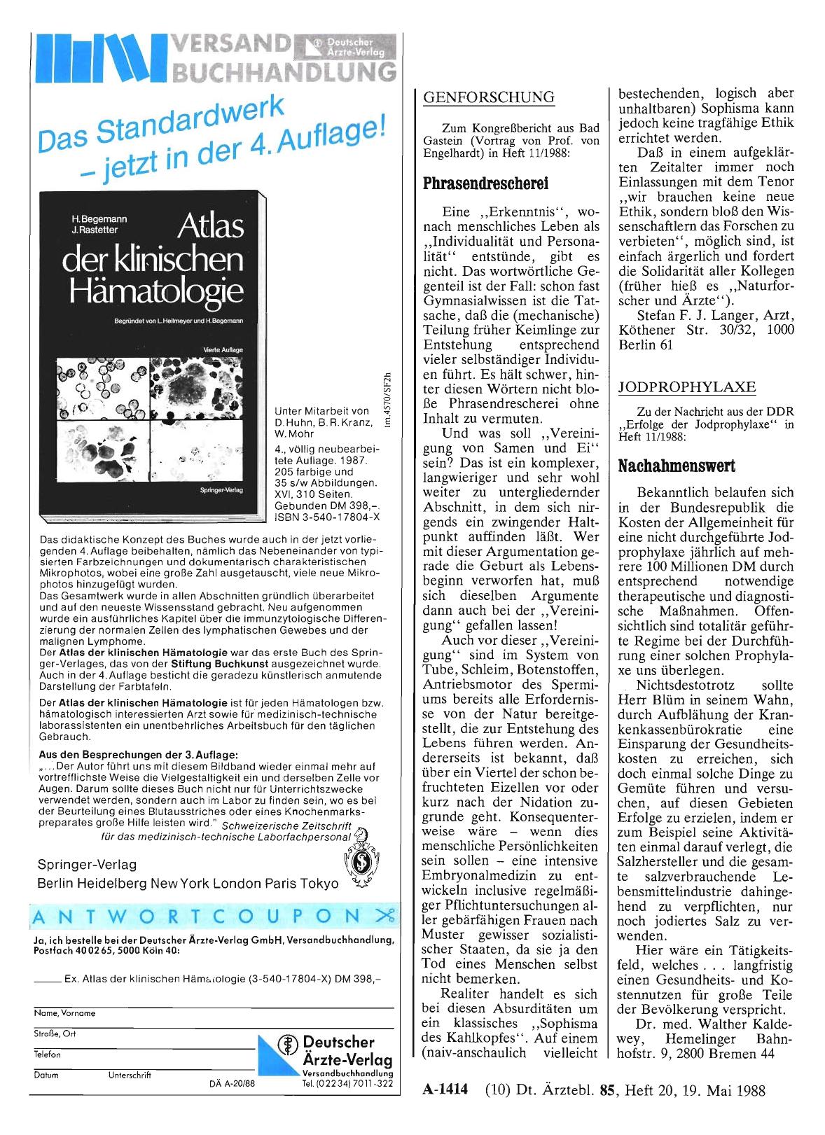 Vorschauseite 1: GENFORSCHUNG: Phrasendrescherei