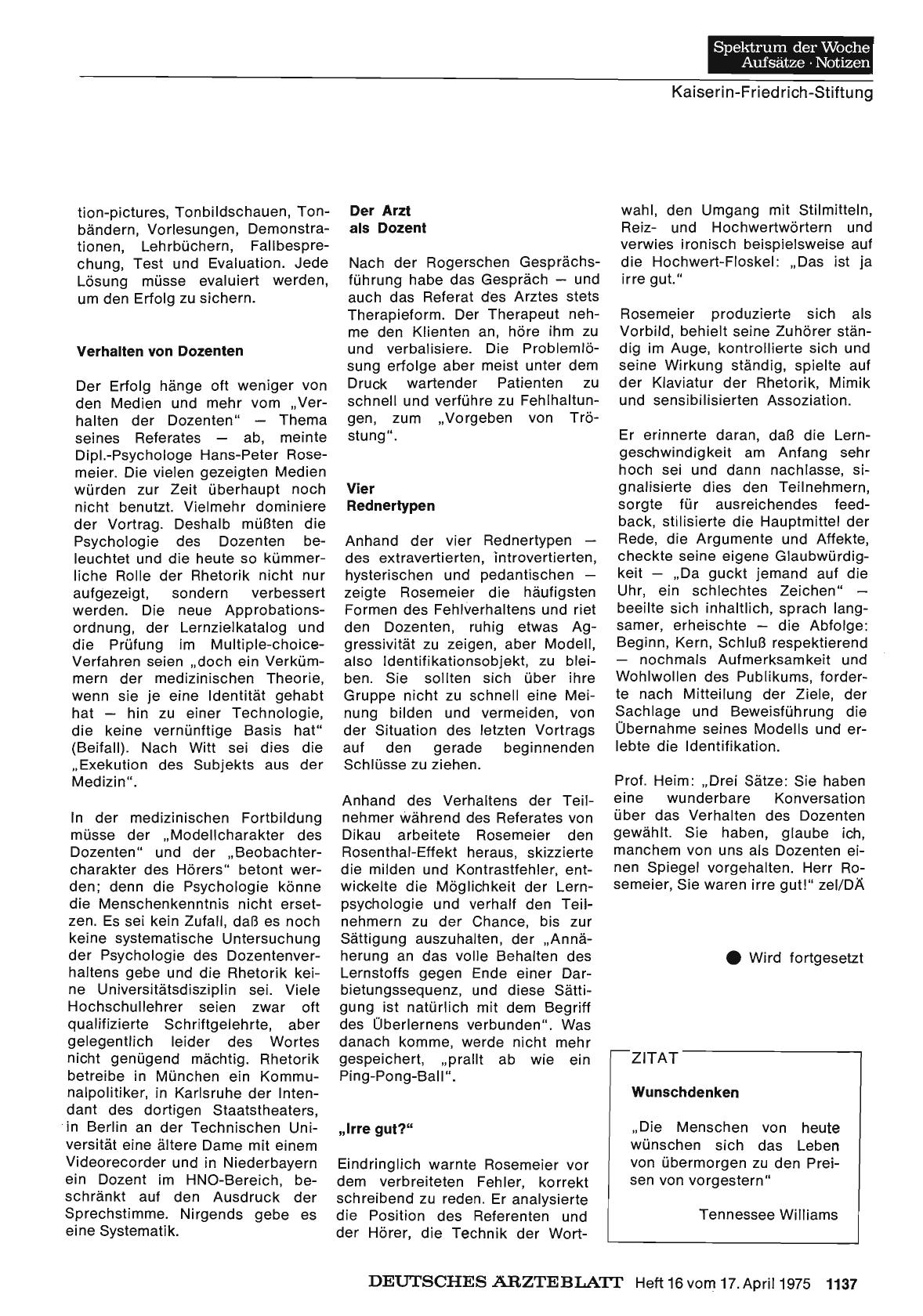 Vorschauseite 1: Wunschdenken