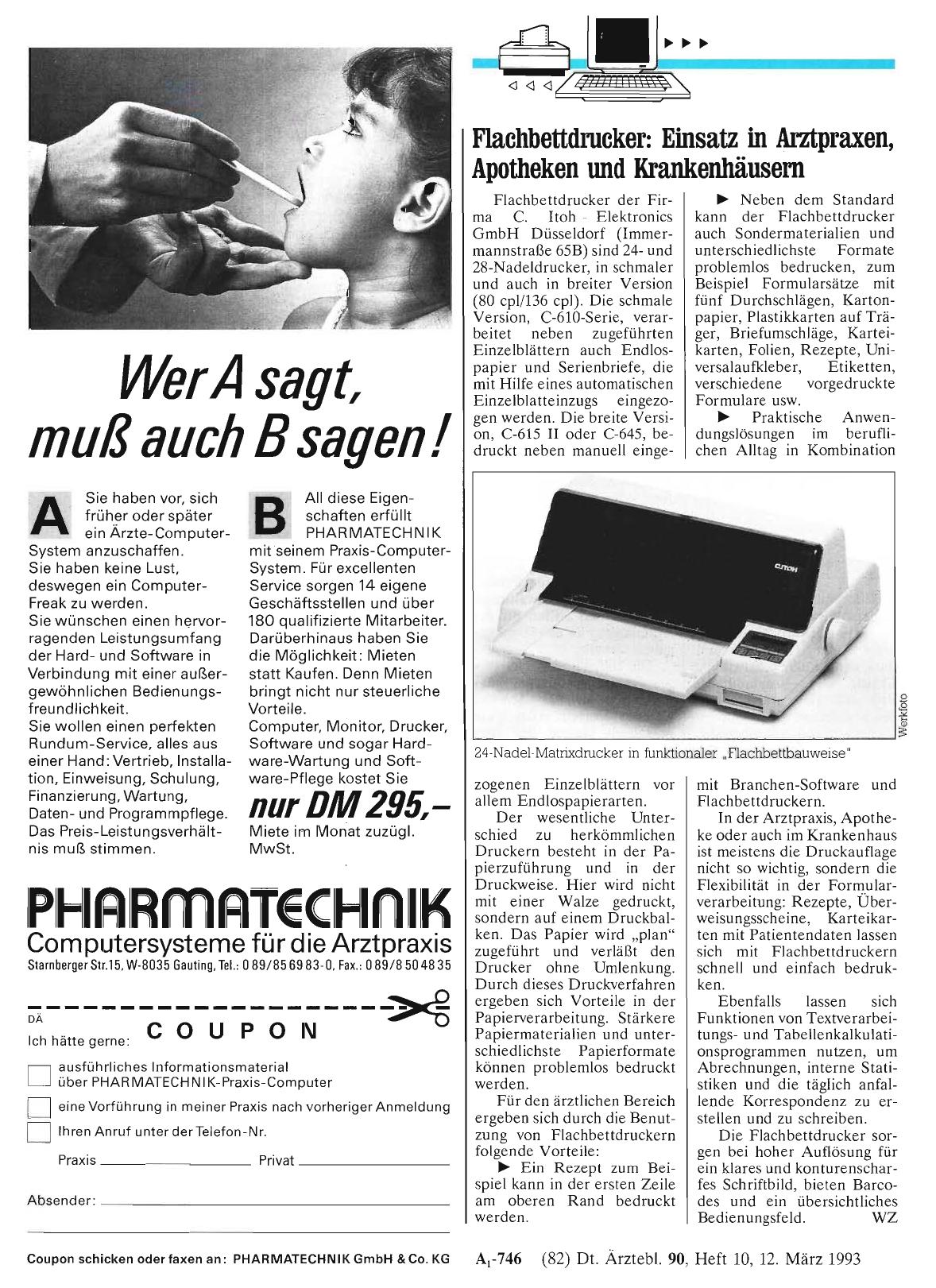 Vorschauseite 1: Flachbettdrucker: Einsatz in Arztpraxen, Apotheken und Krankenhäusern