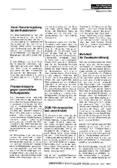 Vorschauseite 1: DGB-Führungsspitze fast unverändert
