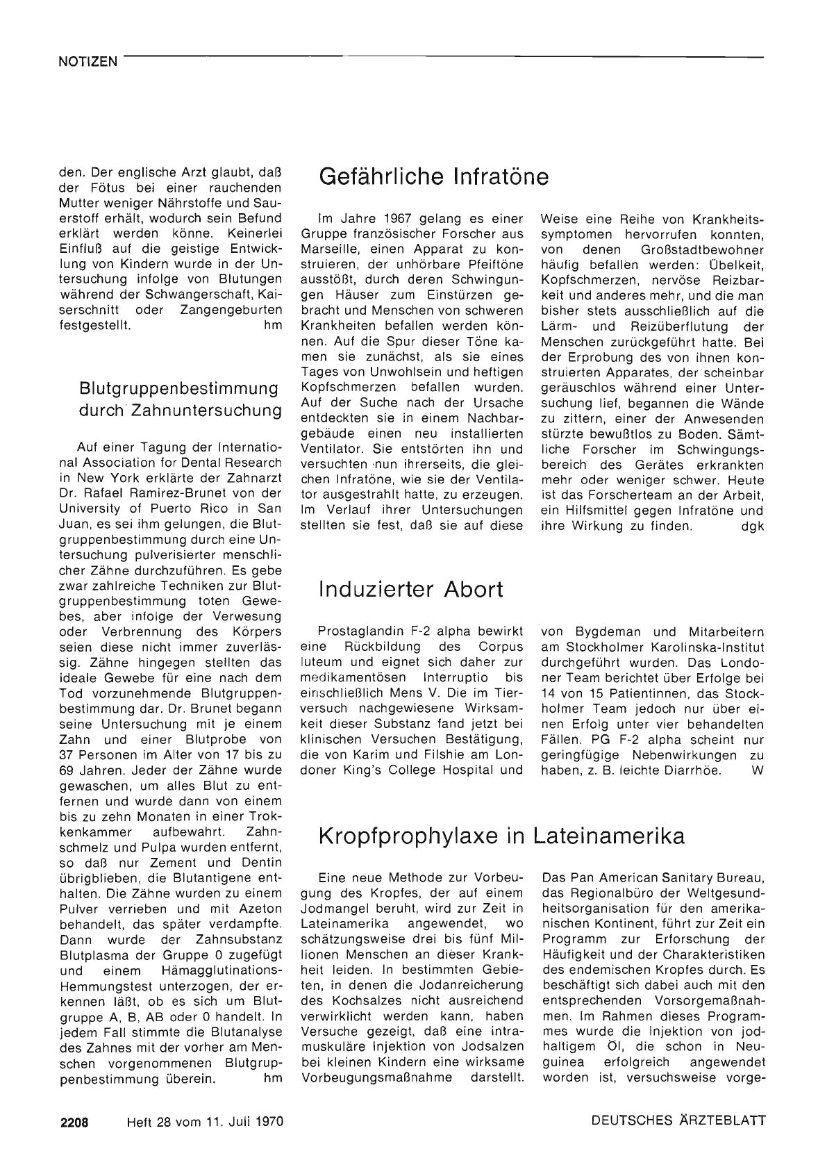 Vorschauseite 1: Kropfprophylaxe in Lateinamerika
