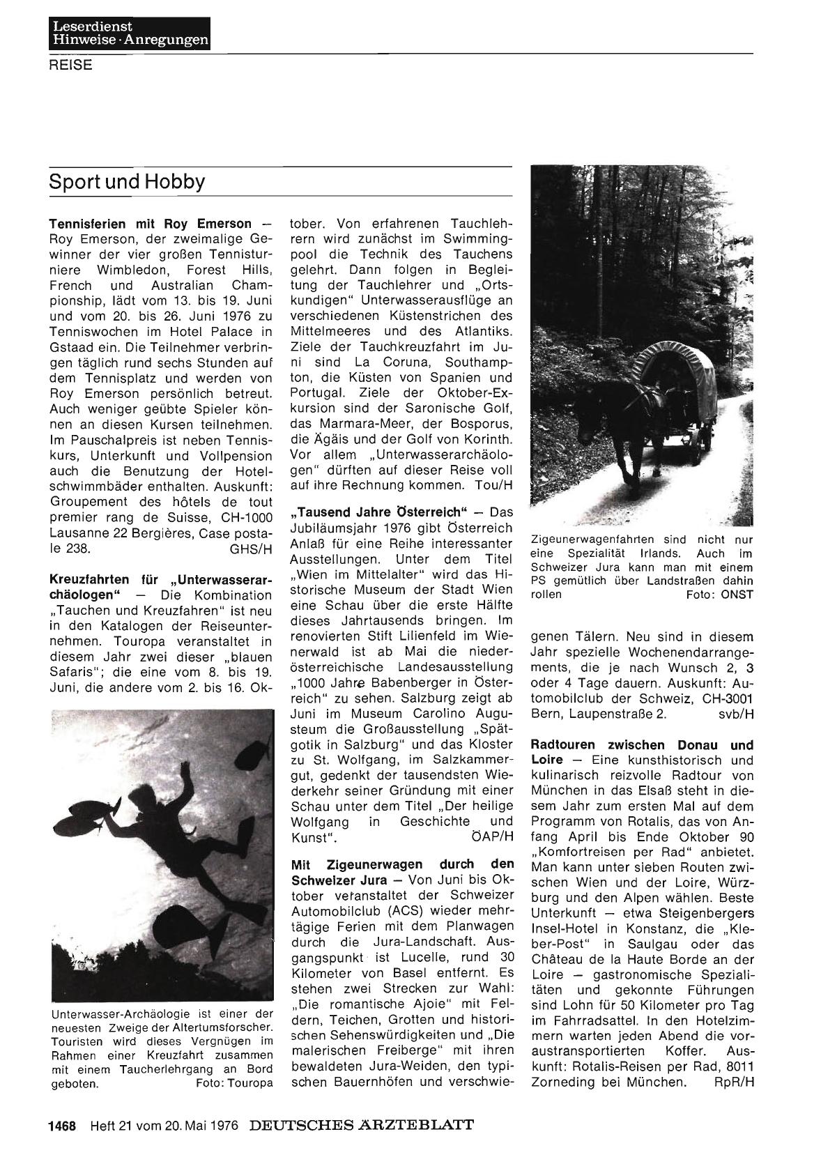 Vorschauseite 1: Sport und Hobby