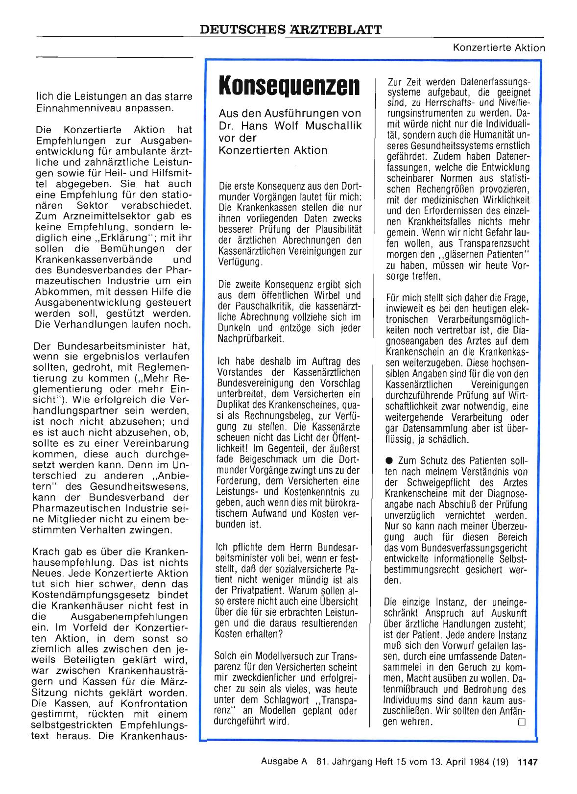 Vorschauseite 1: Konsequenzen