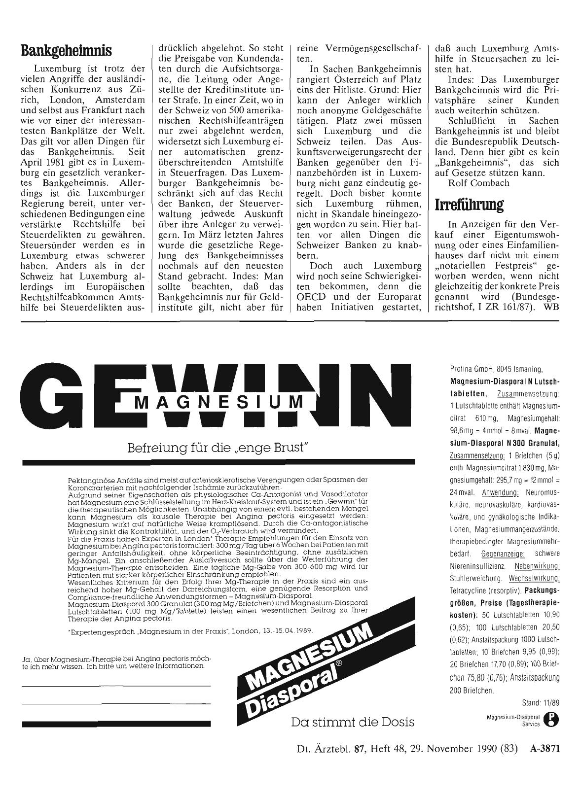 Vorschauseite 1: Bankgeheimnis