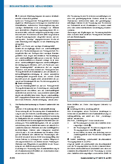 Vorschauseite 3: 55. Änderung der Vereinbarung über Vordrucke für die vertragsärztliche Versorgung vom 1. April 1995 (Anlage 2 BMV-Ä)