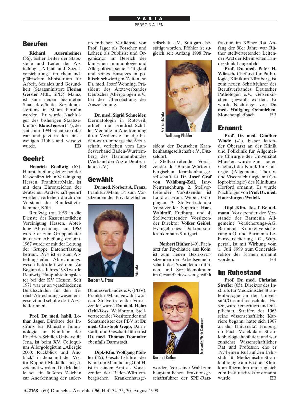 Vorschauseite 1: Berufen