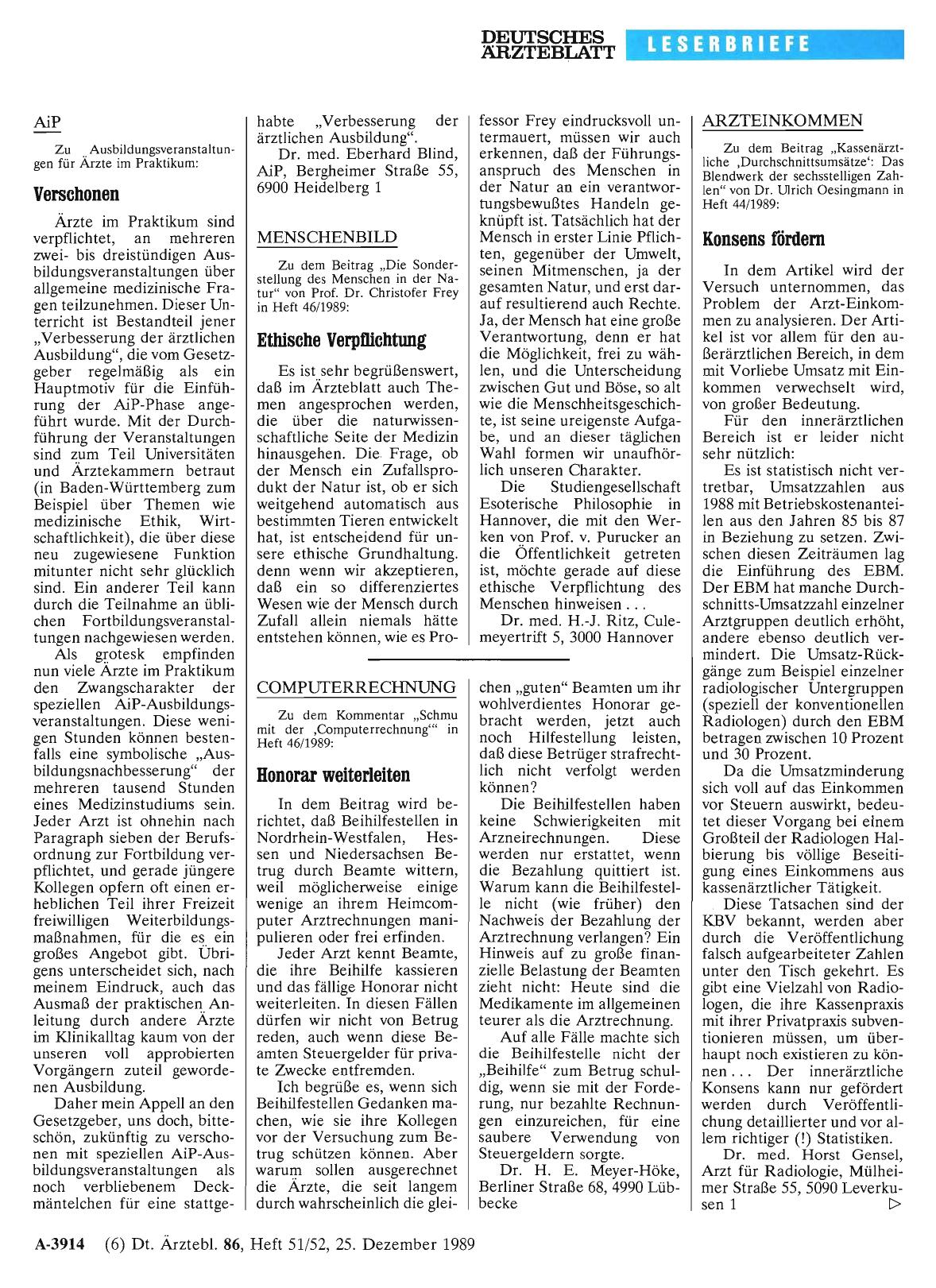 Vorschauseite 1: MENSCHENBILD: Ethische Verpflichtung