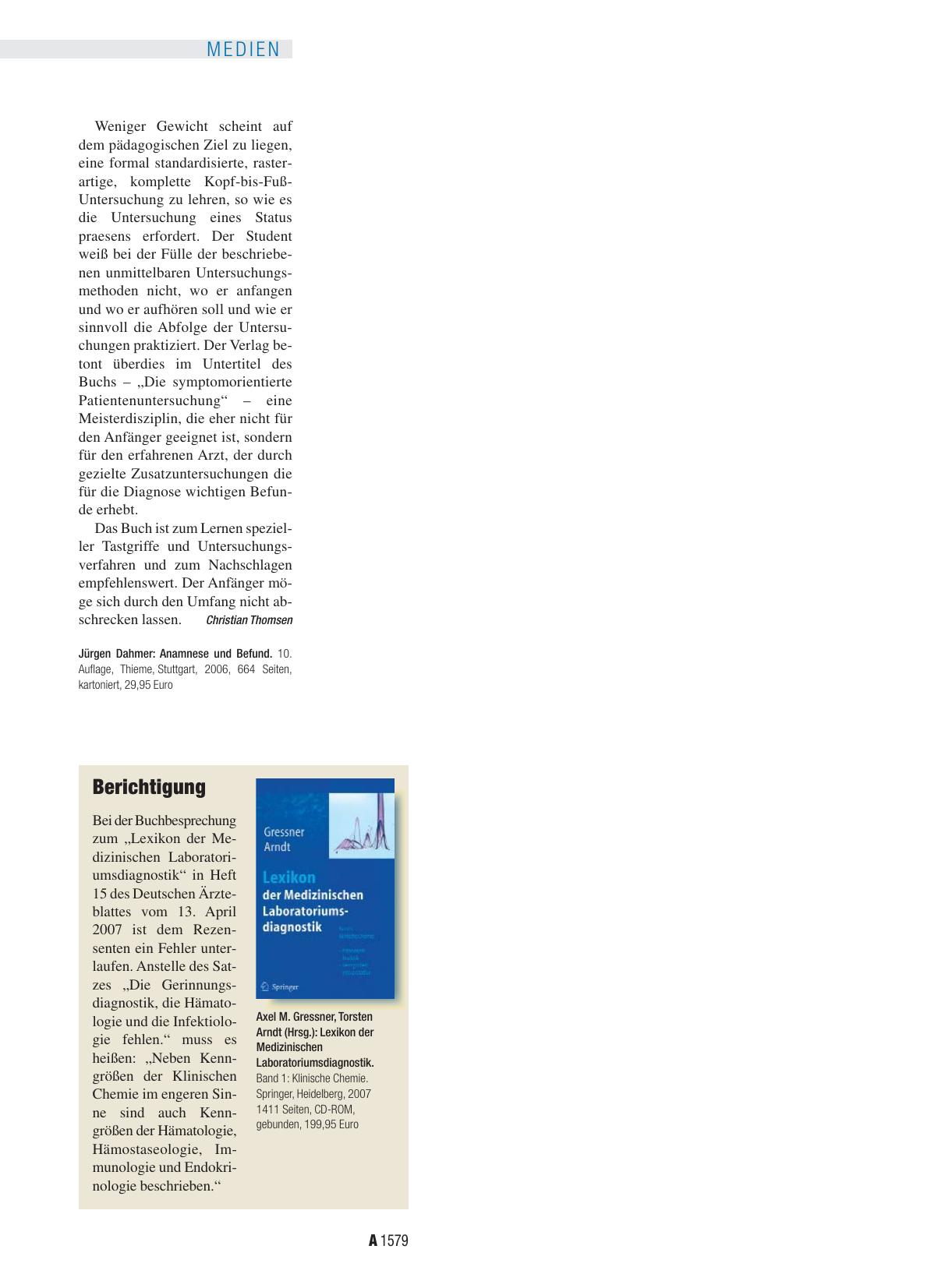 Vorschauseite 1: Berichtigung
