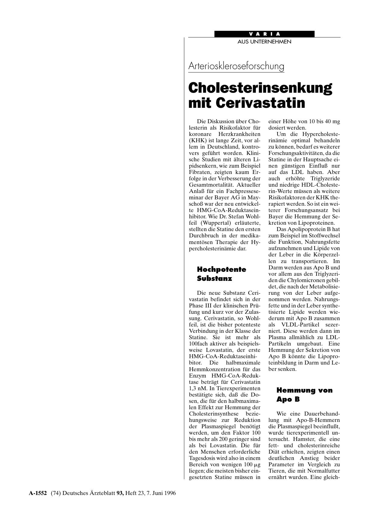 Vorschauseite 1: Kurz informiert
