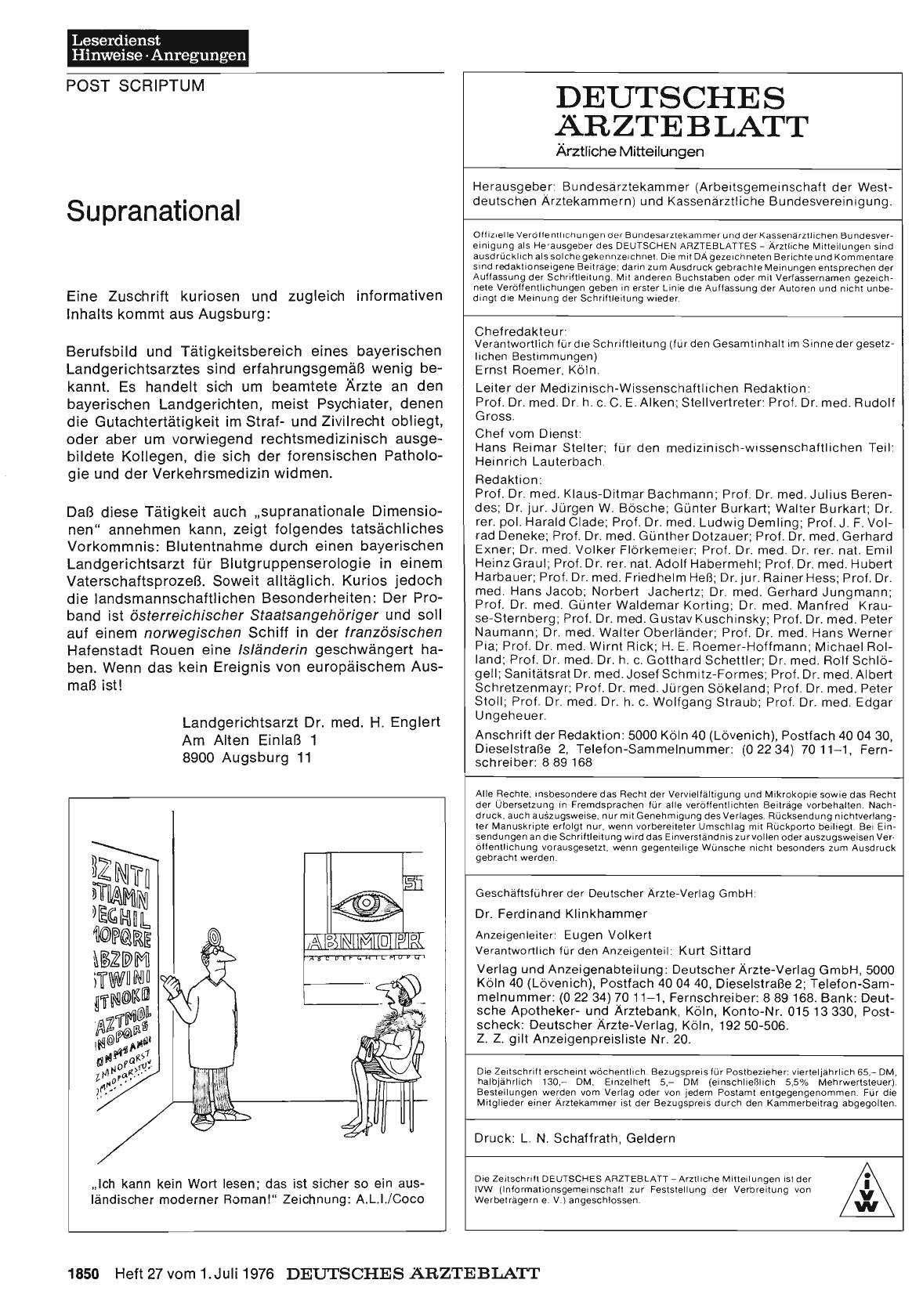 Vorschauseite 1: Supranational