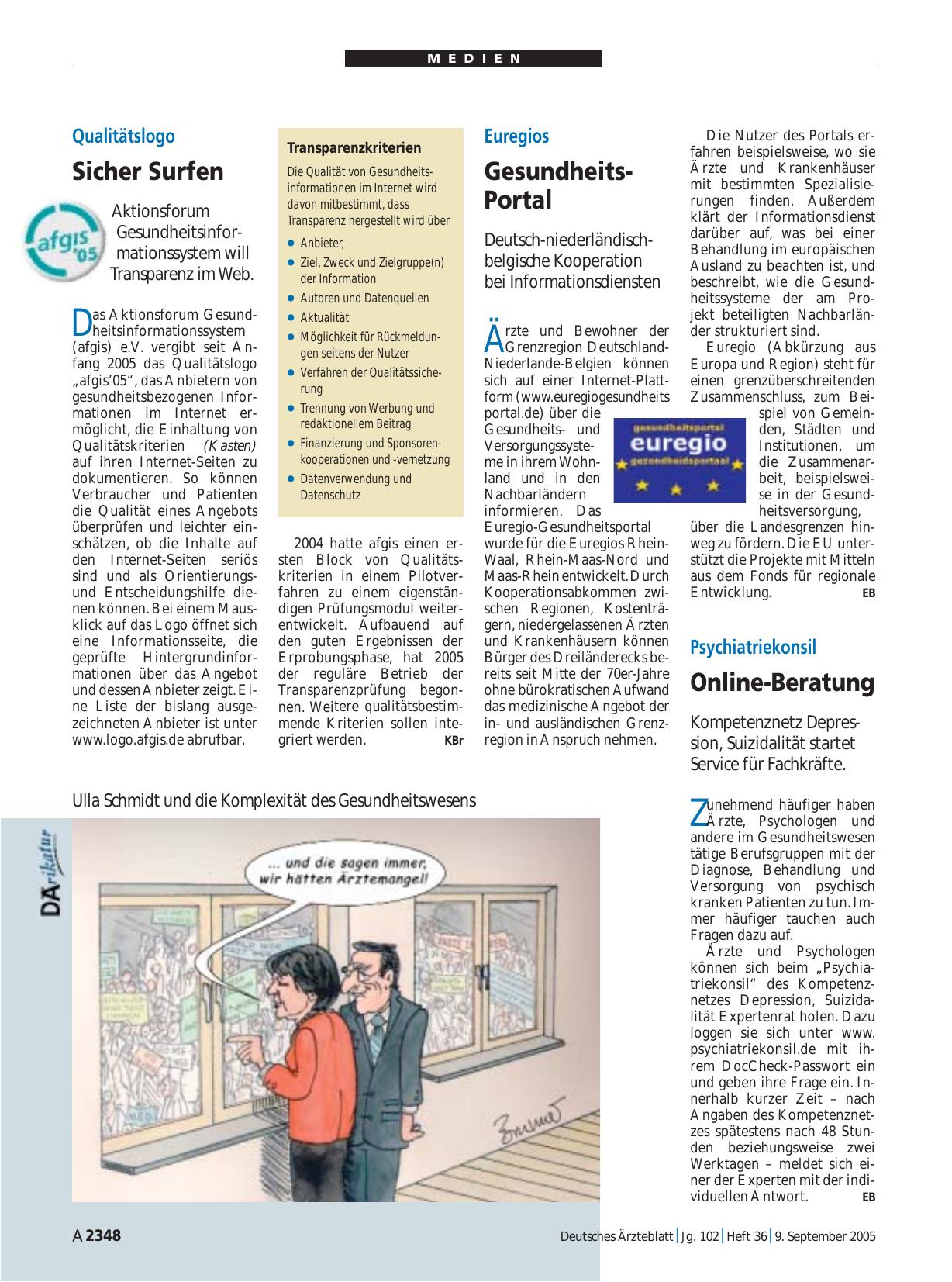 Vorschauseite 1: Psychiatriekonsil: Online-Beratung