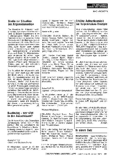 Vorschauseite 1: Bundestag - wer sitzt in den Ausschüssen?