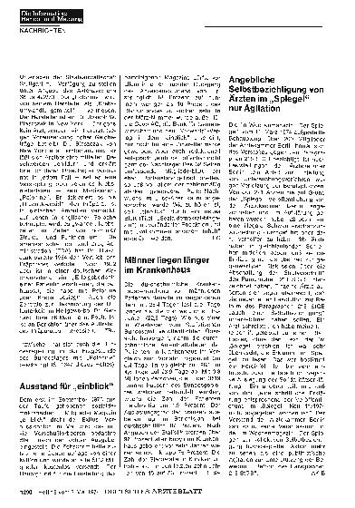 Vorschauseite 1: Ausstand für „einblick“