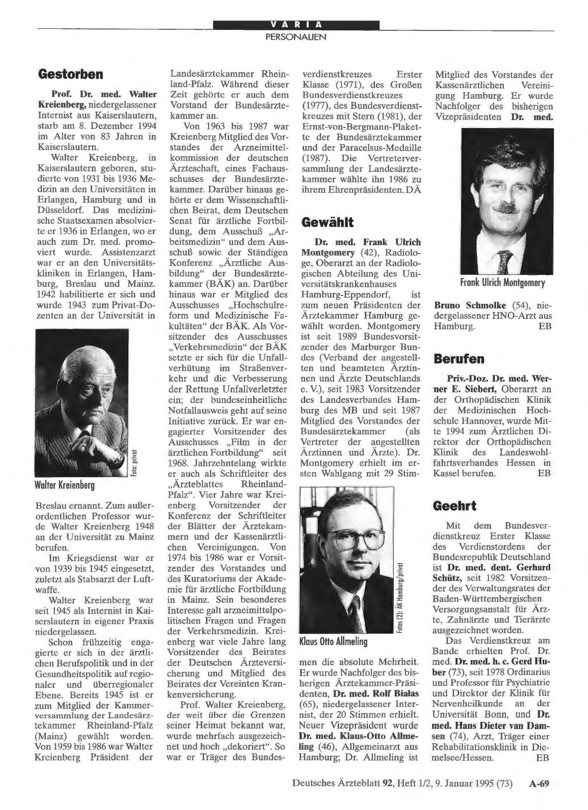 Vorschauseite 1: Gestorben