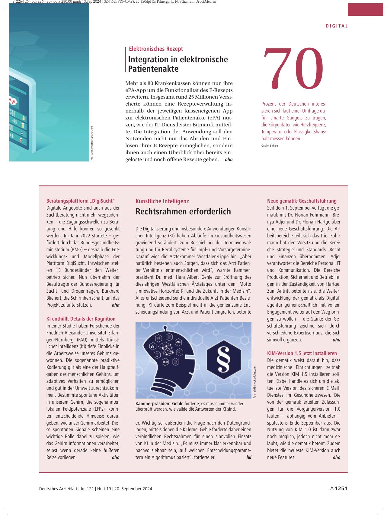 Vorschauseite 1: Zahl der Woche