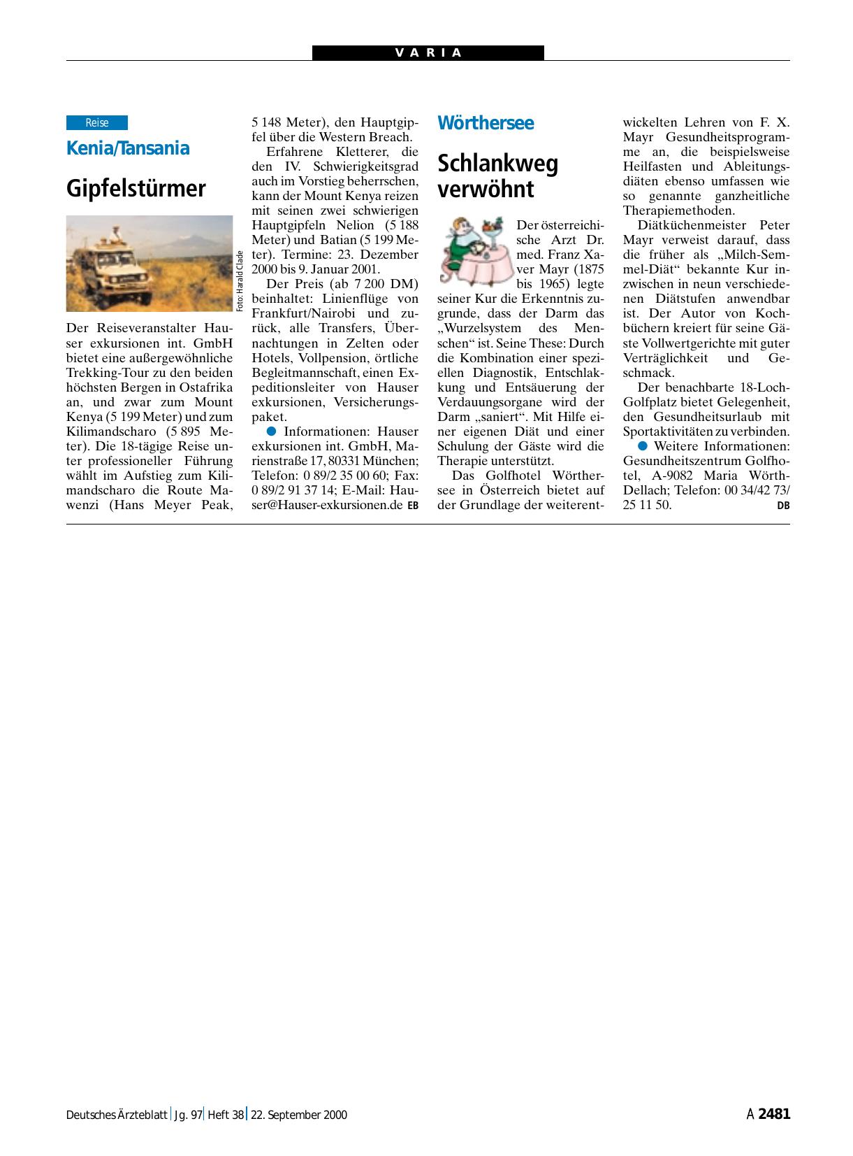 Vorschauseite 1: Wörthersee: Schlankweg verwöhnt