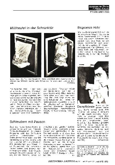 Vorschauseite 1: Müllbeutel in der Schranktür / Schleudern mit Pausen / Biegsames Rohr / Dampfbürste