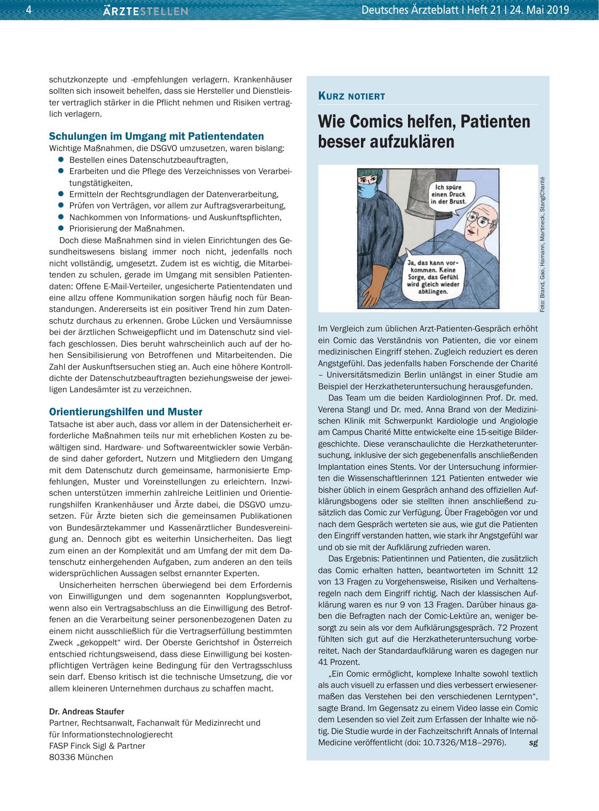 Vorschauseite 1: Wie Comics helfen, Patienten besser aufzuklären