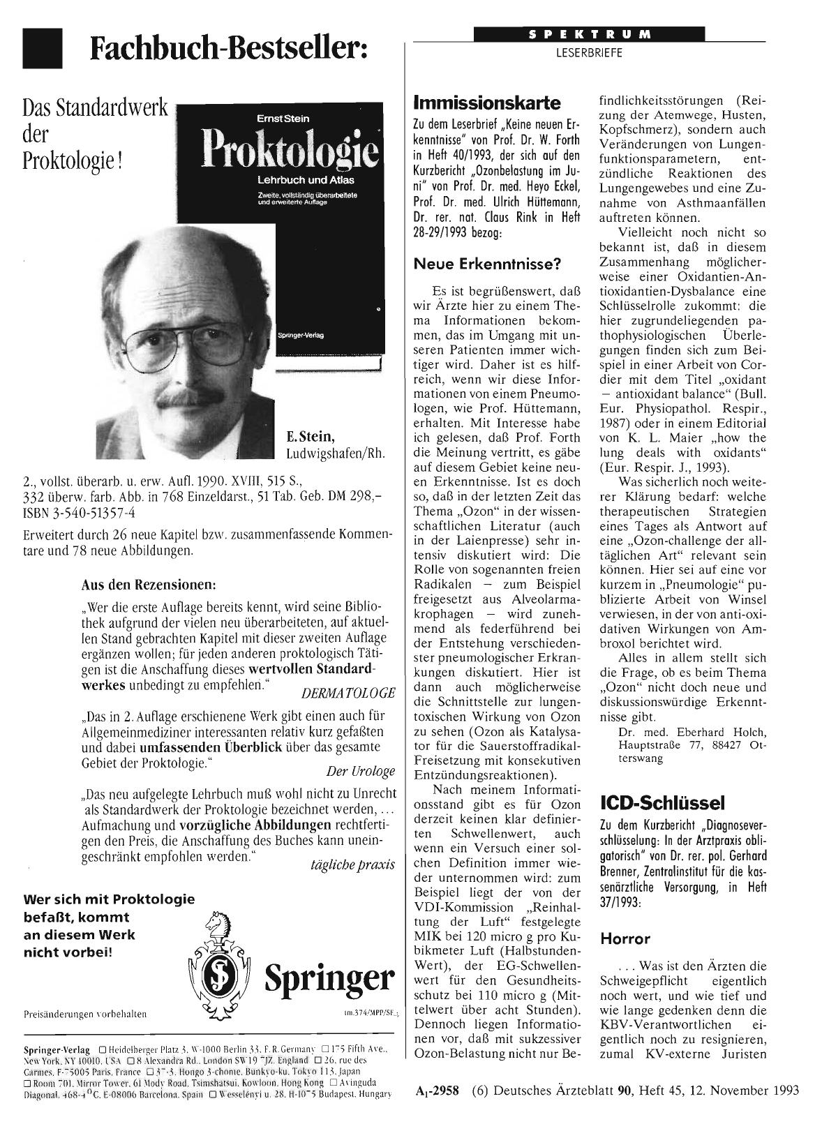 Vorschauseite 1: Immissionskarte: Neue Erkenntnisse?