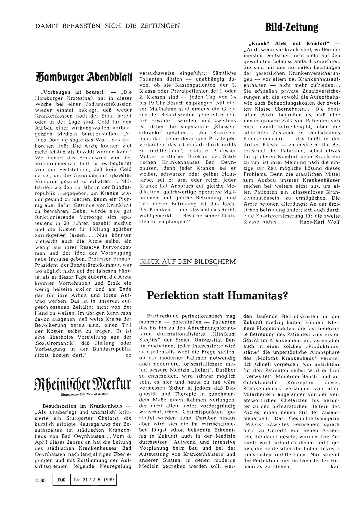 Vorschauseite 1: "Vorbeugen ist besser! "