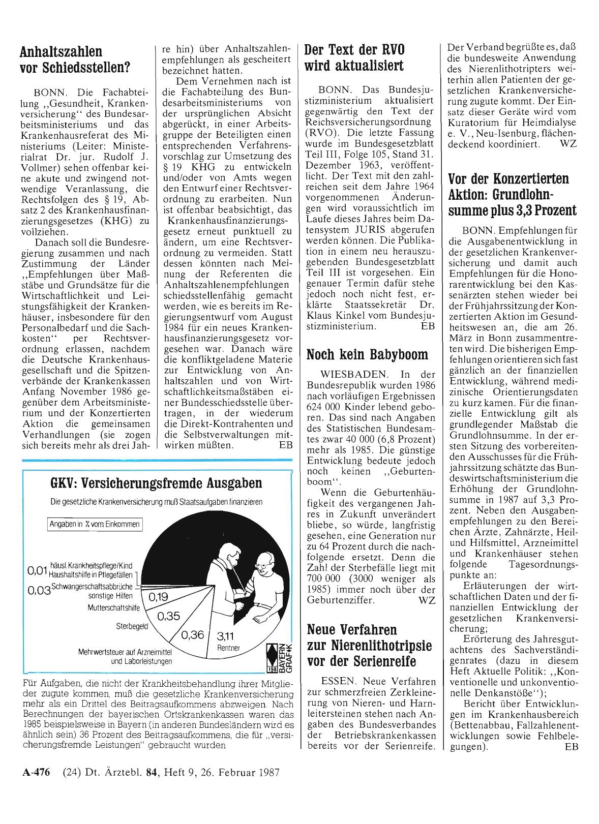 Vorschauseite 1: Der Text der RVO wird aktualisiert