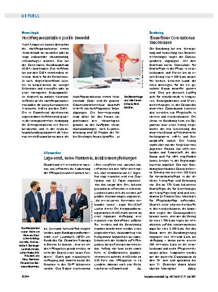 Vorschauseite 1: Menorrhagie: Hochfrequenzablation positiv bewertet