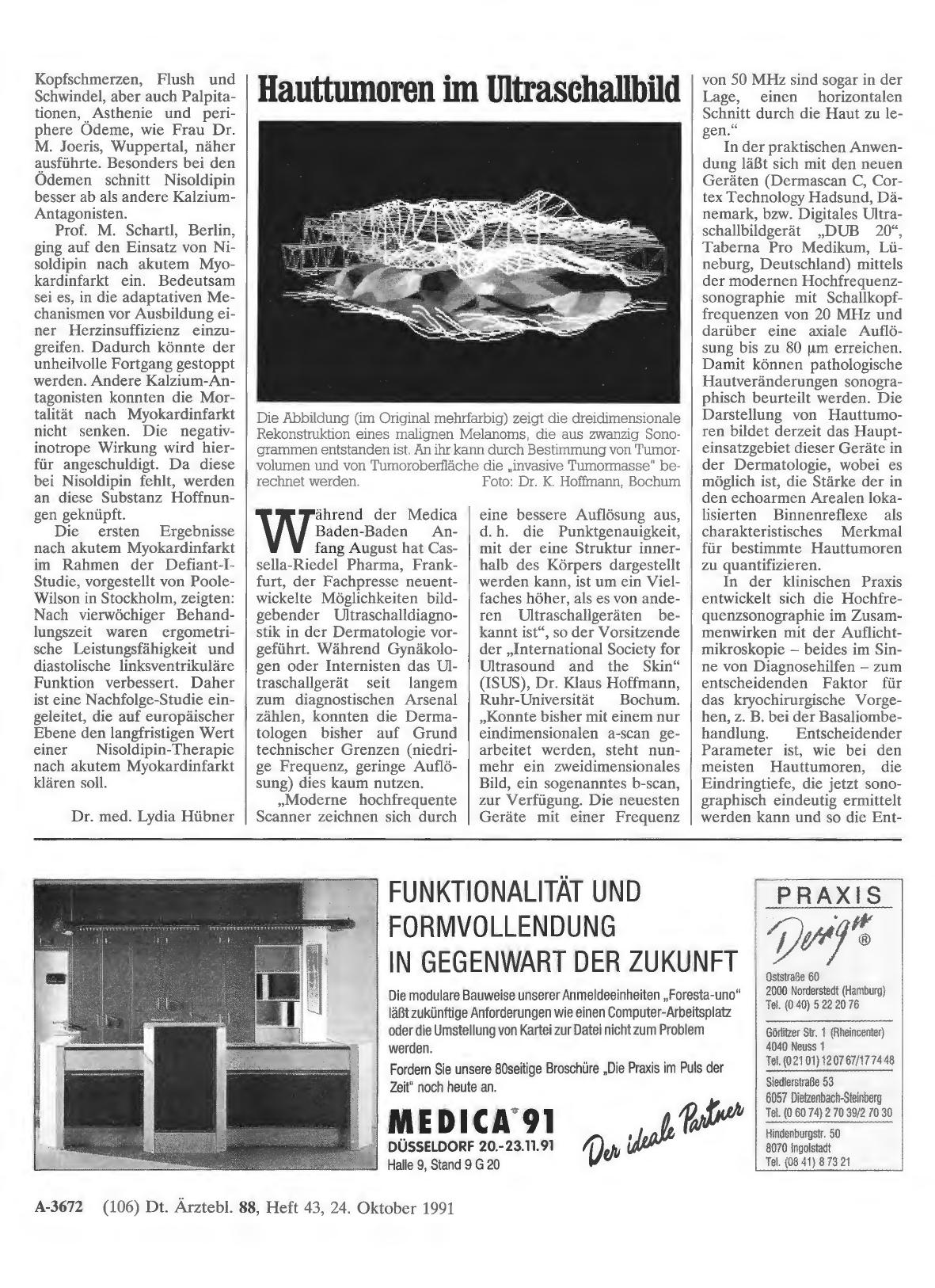 Vorschauseite 1: Hauttumoren im Ultraschallbild