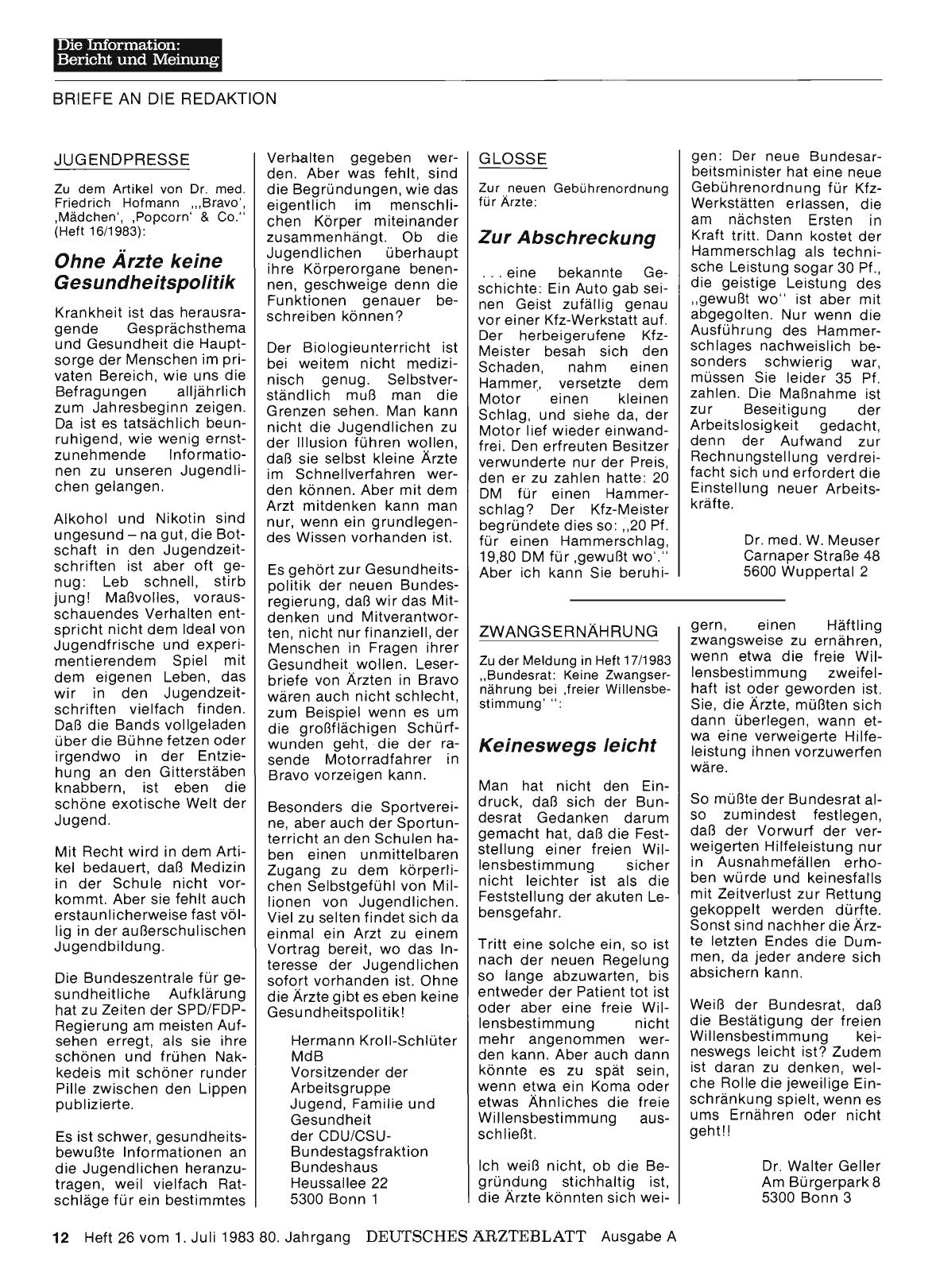 Vorschauseite 1: ZWANGSERNÄHRUNG: Keineswegs leicht