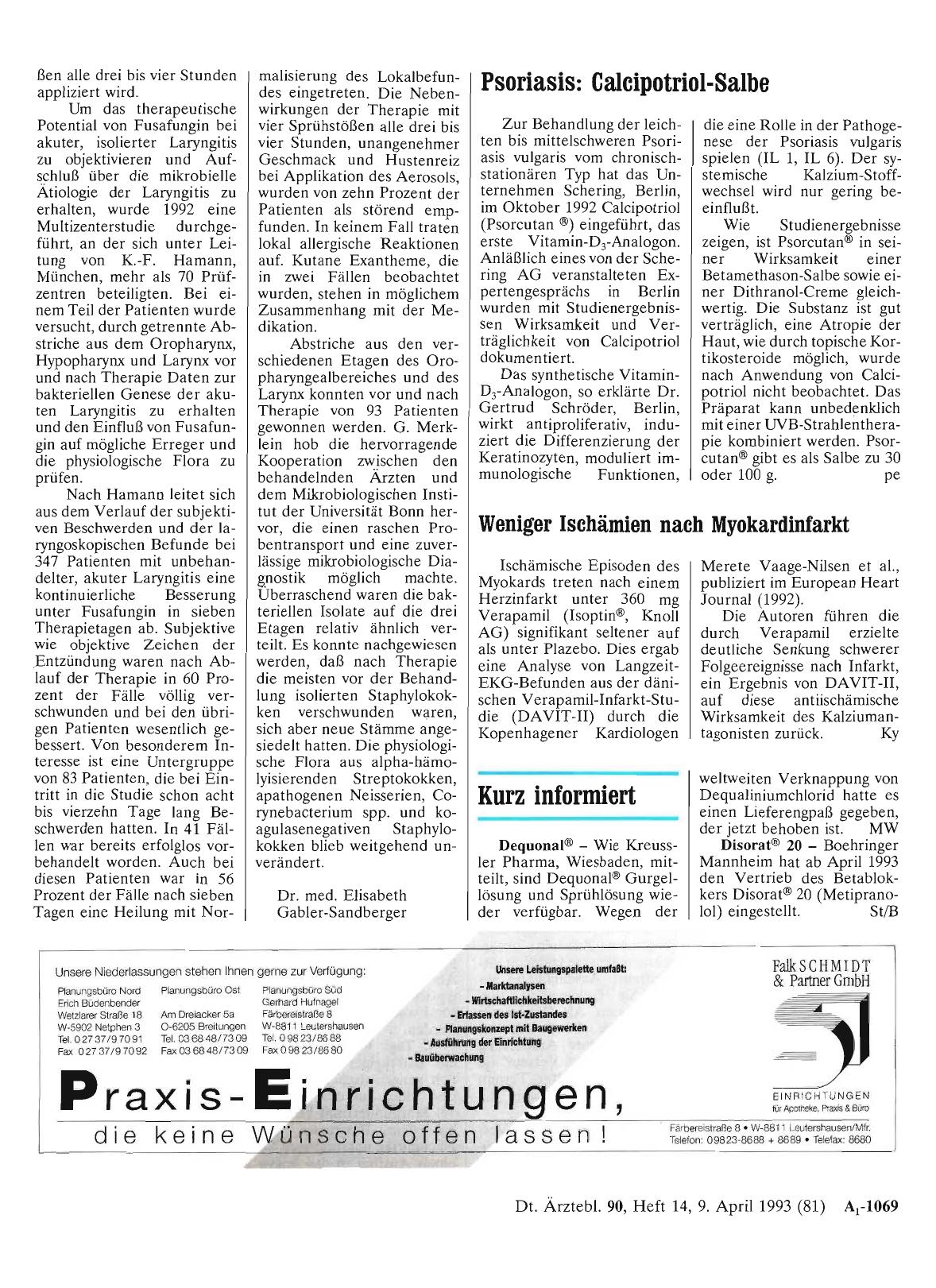 Vorschauseite 1: Psoriasis: Calcipotriol-Salbe