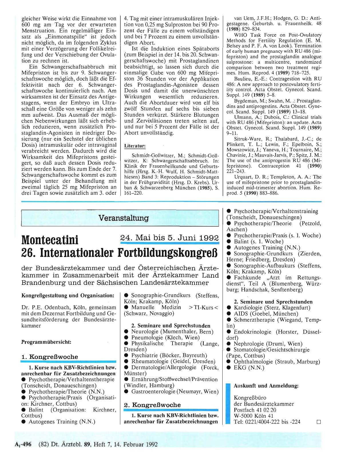 Vorschauseite 1: Veranstaltung
