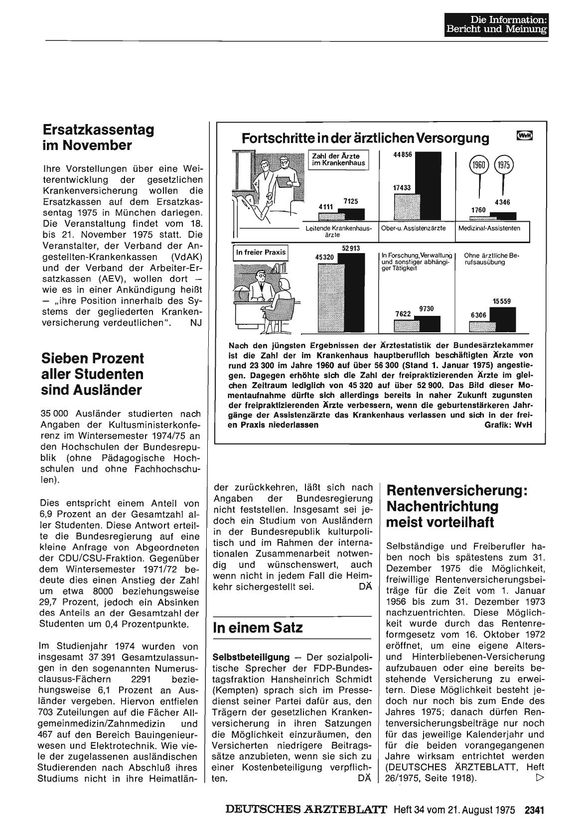 Vorschauseite 1: Ersatzkassentag im November