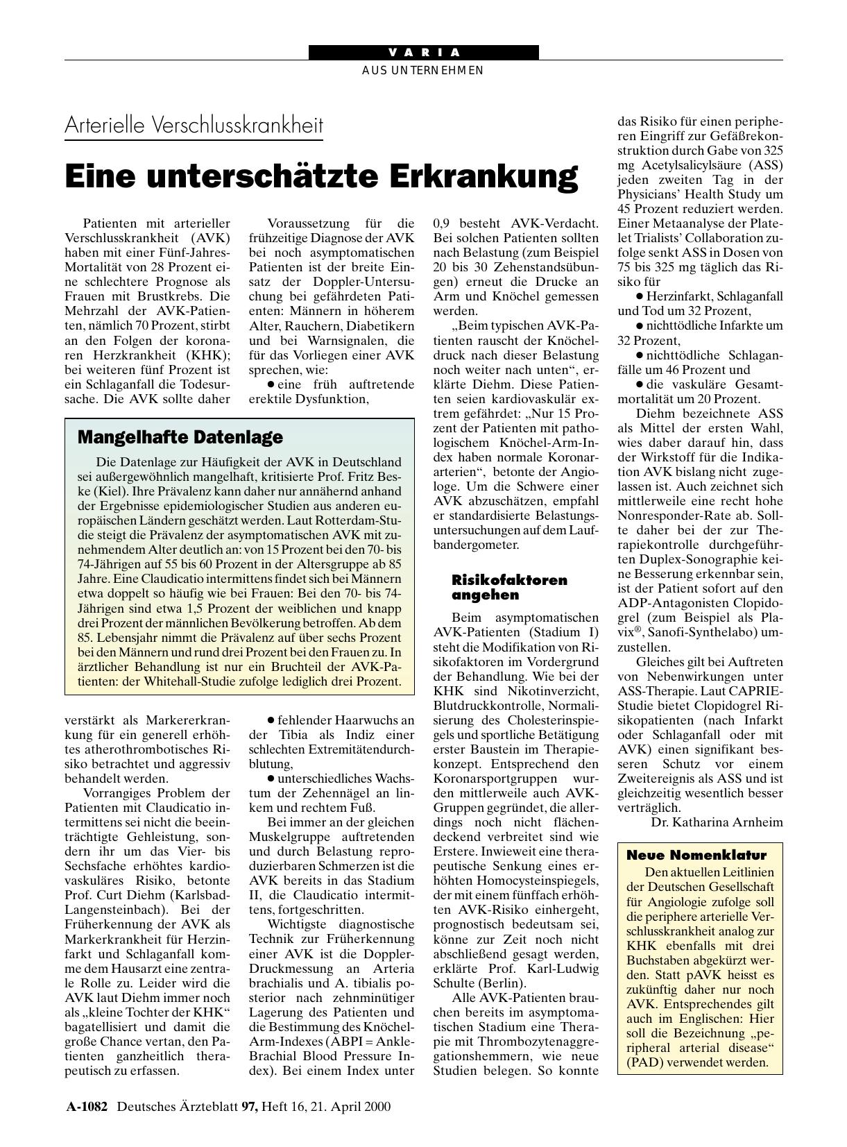 Vorschauseite 1: Neue Nomenklatur