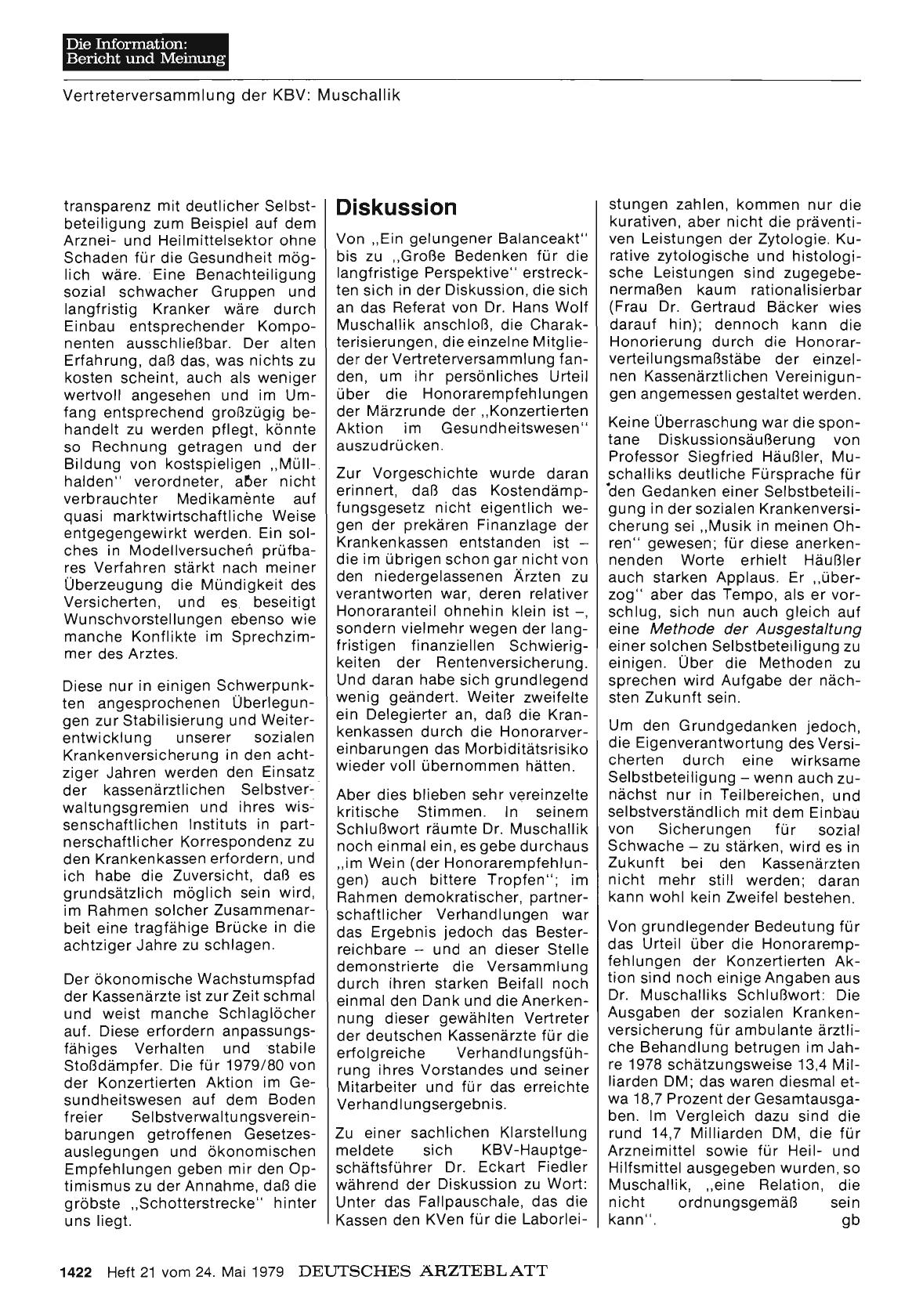 Vorschauseite 1: Diskussion