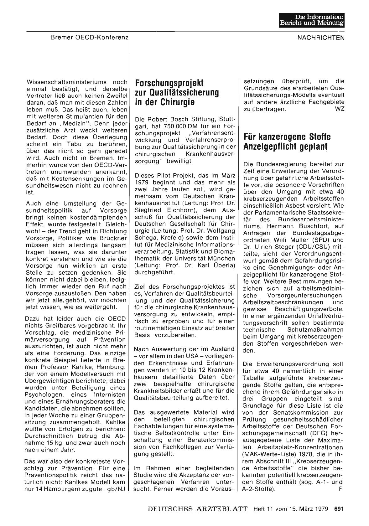 Vorschauseite 1: Forschungsprojekt zur Qualitätssicherung in der Chirurgie