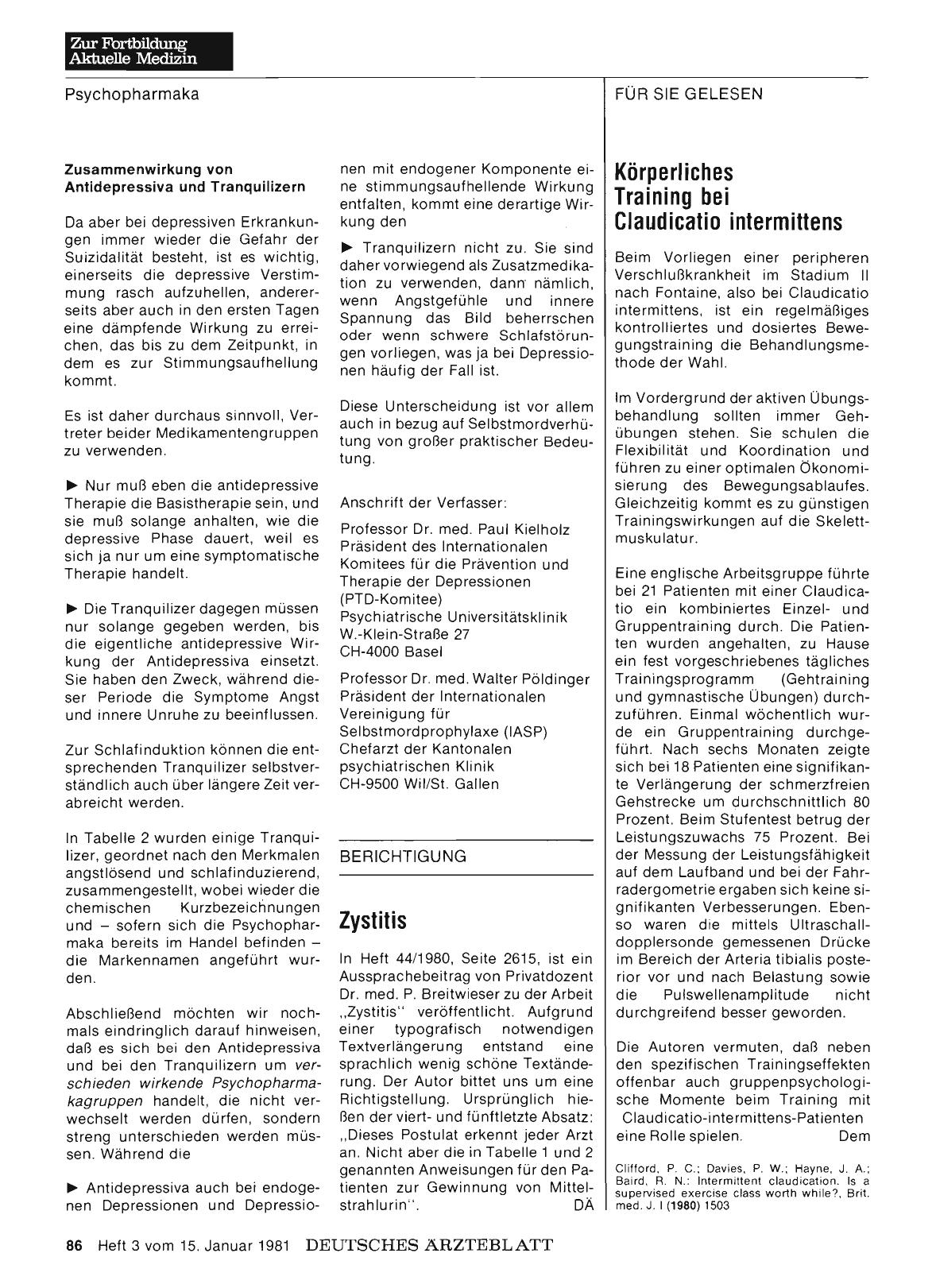 Vorschauseite 1: Zystitis