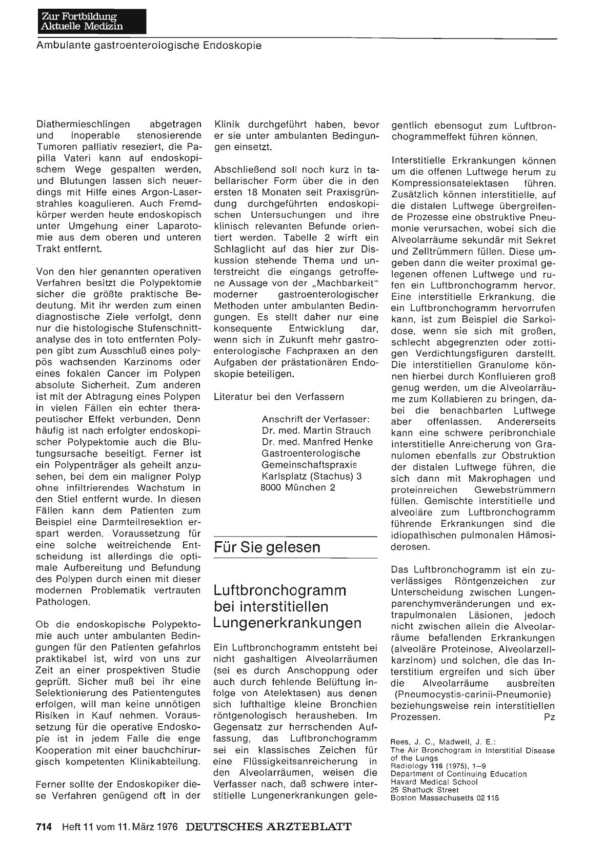 Vorschauseite 1: Luftbronchogramm bei interstitiellen Lungenerkrankungen