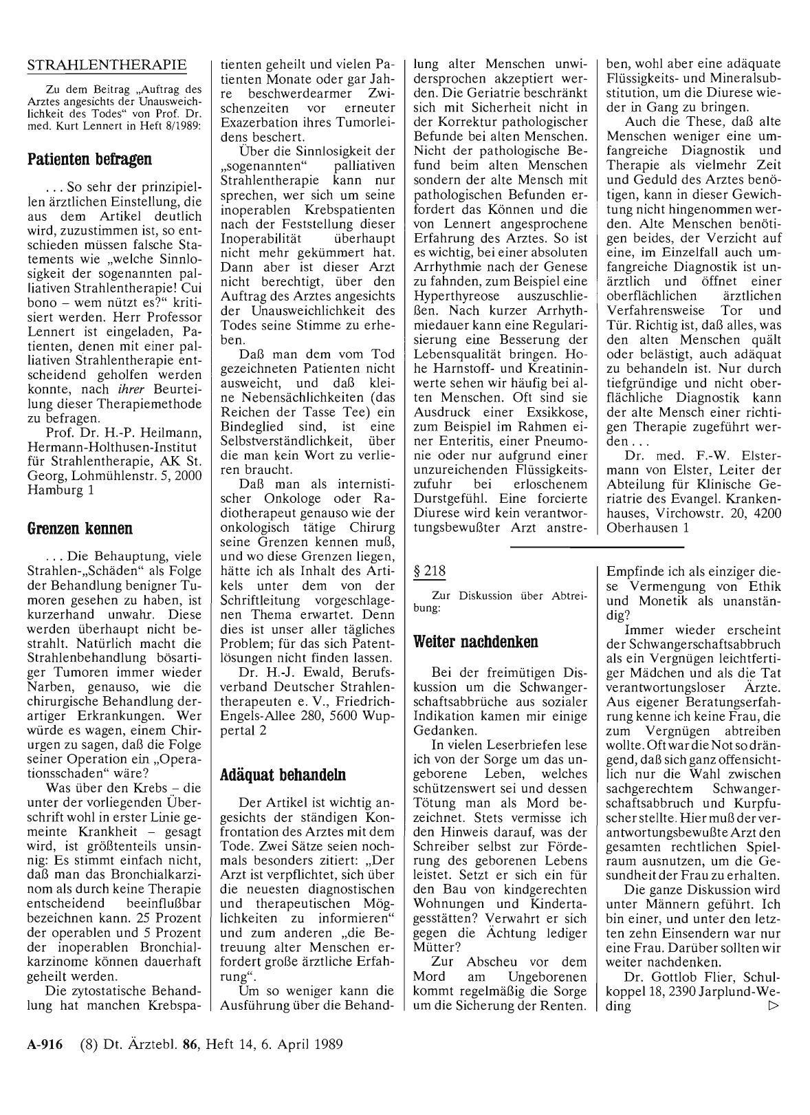 Vorschauseite 1: § 218: Weiter nachdenken
