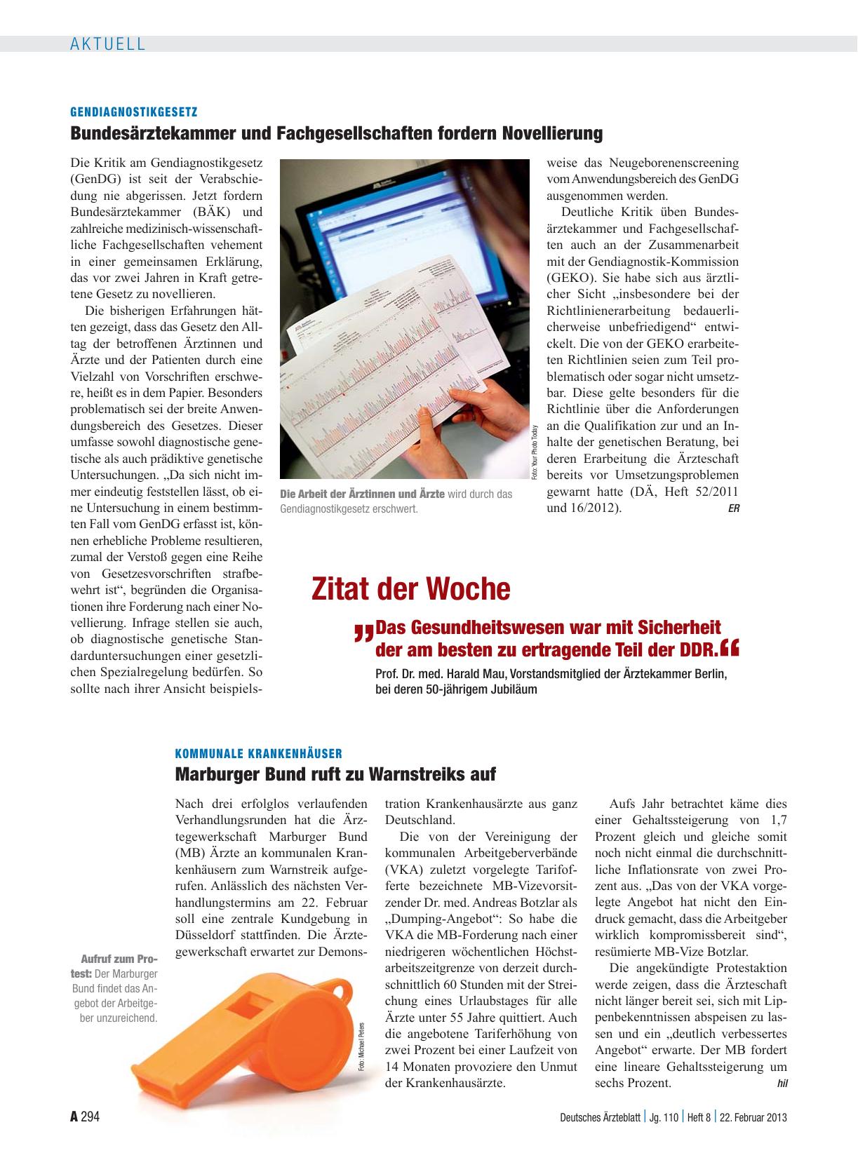 Vorschauseite 1: Zitat der Woche