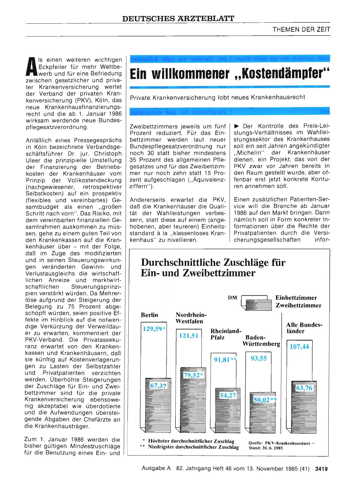 Vorschauseite 1: Ein willkommener „Kostendämpfer“