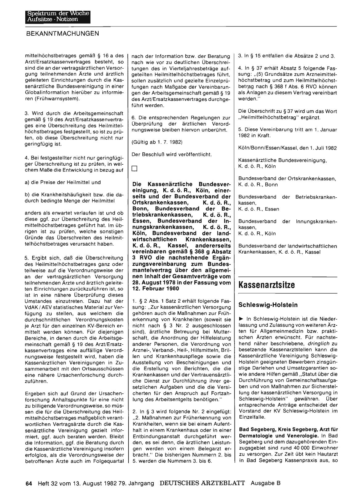 Vorschauseite 1: Kassenarztsitze