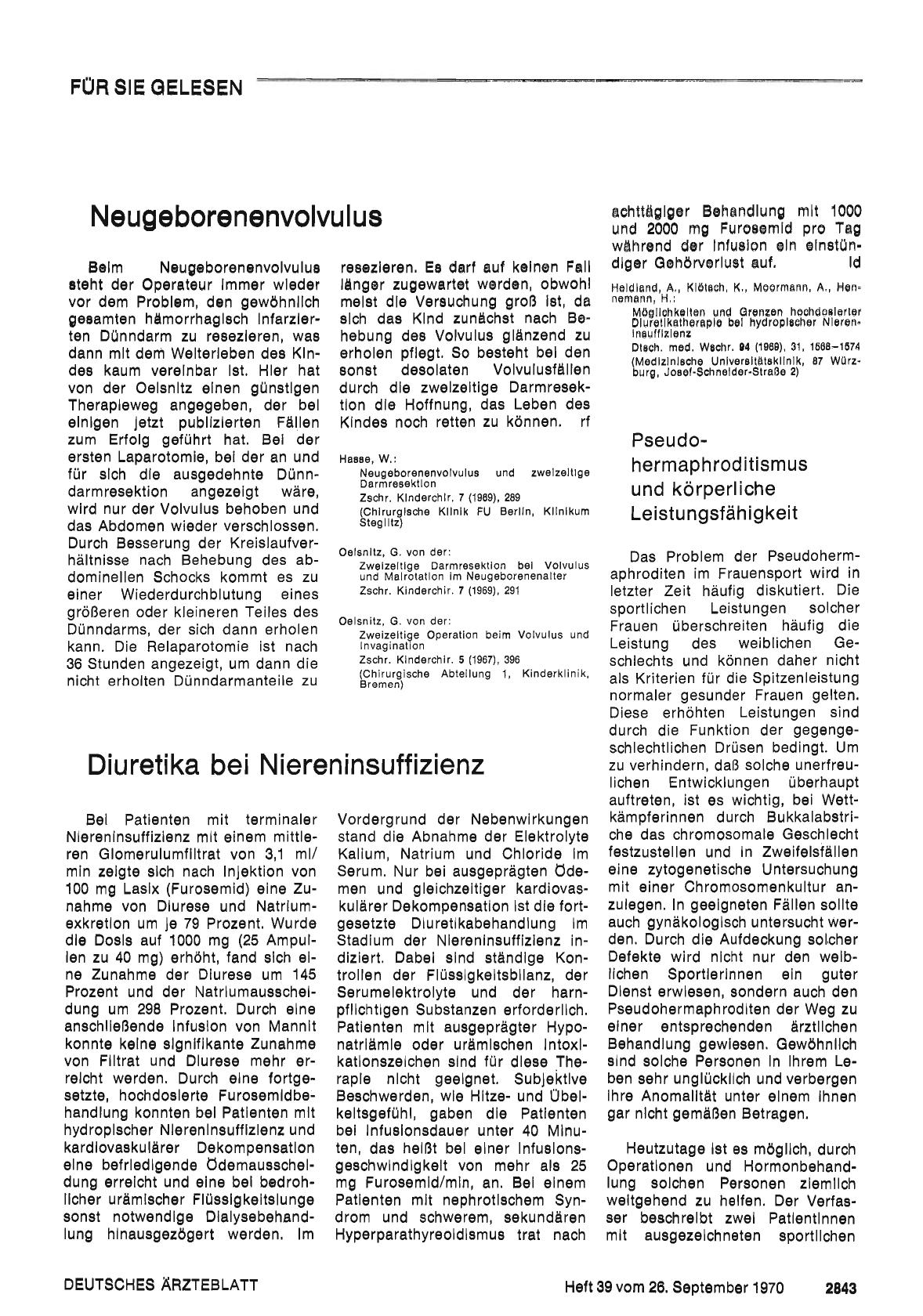 Vorschauseite 1: Neugeborenenvolvulus