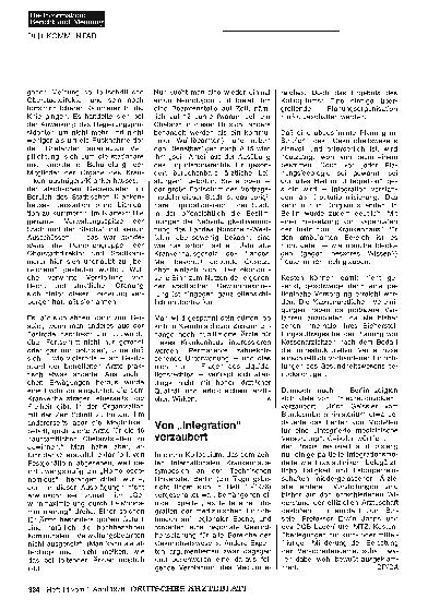 Vorschauseite 1: Von „Integration“ verzaubert