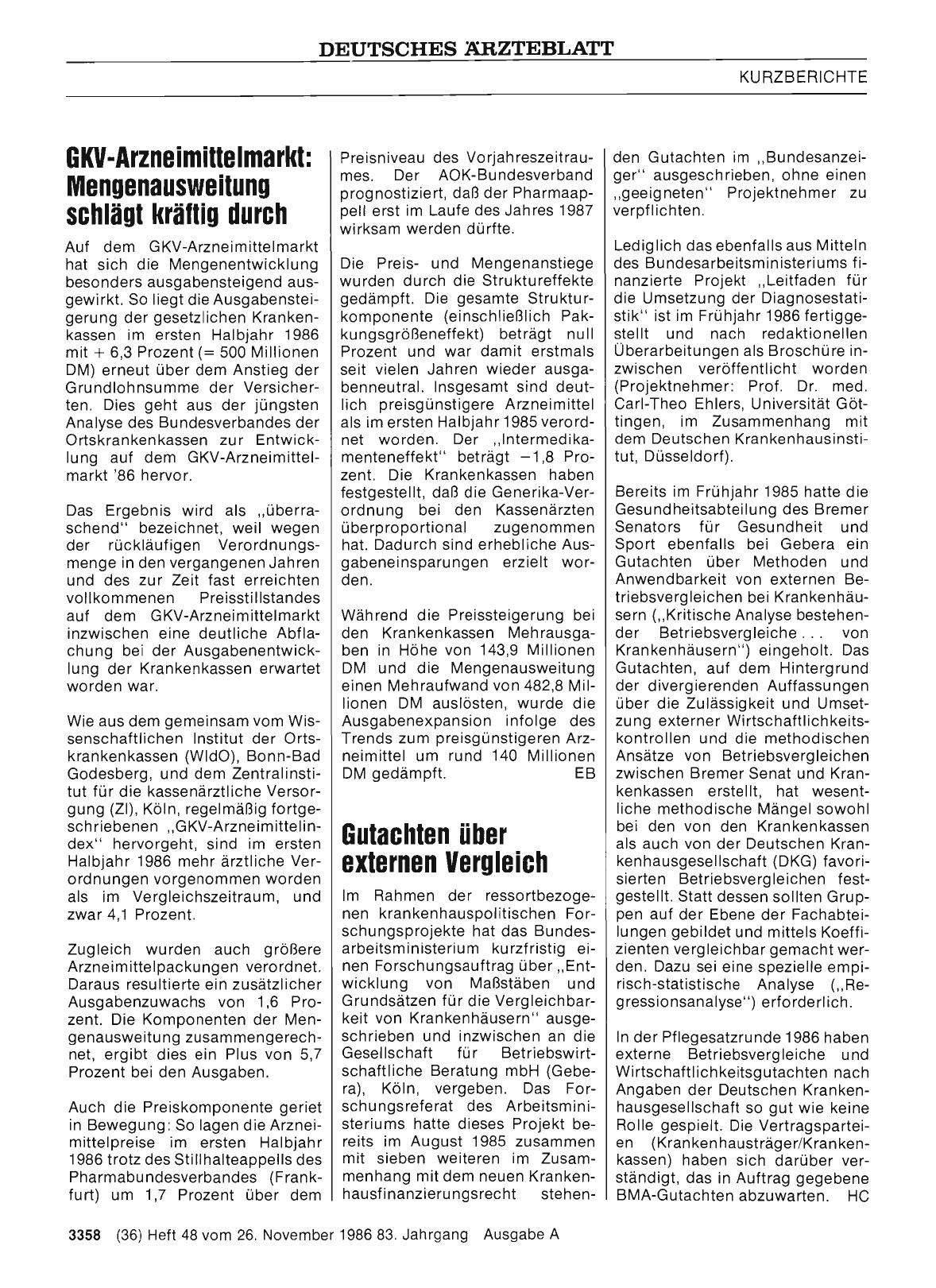 Vorschauseite 1: GKV-Arzneimittelmarkt: Mengenausweitung schlägt kräftig durch