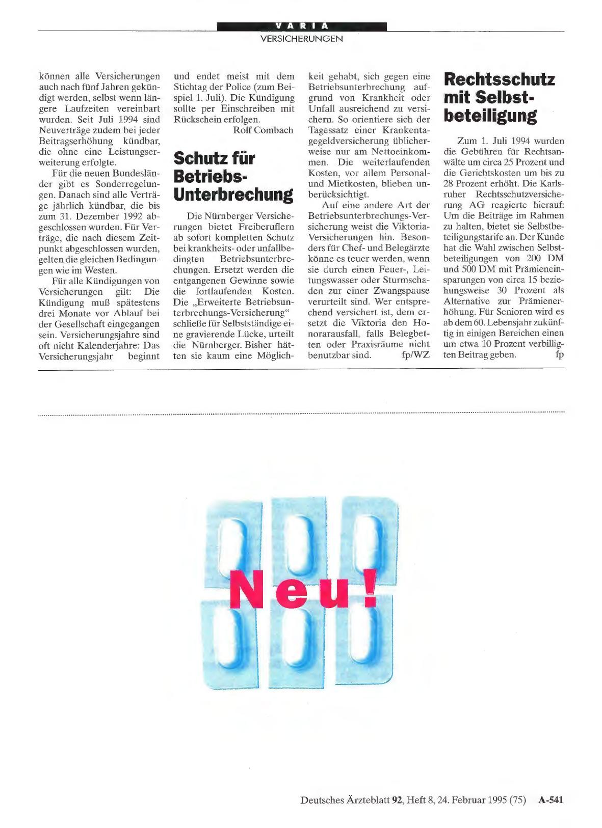Vorschauseite 1: Rechtsschutz mit Selbstbeteiligung