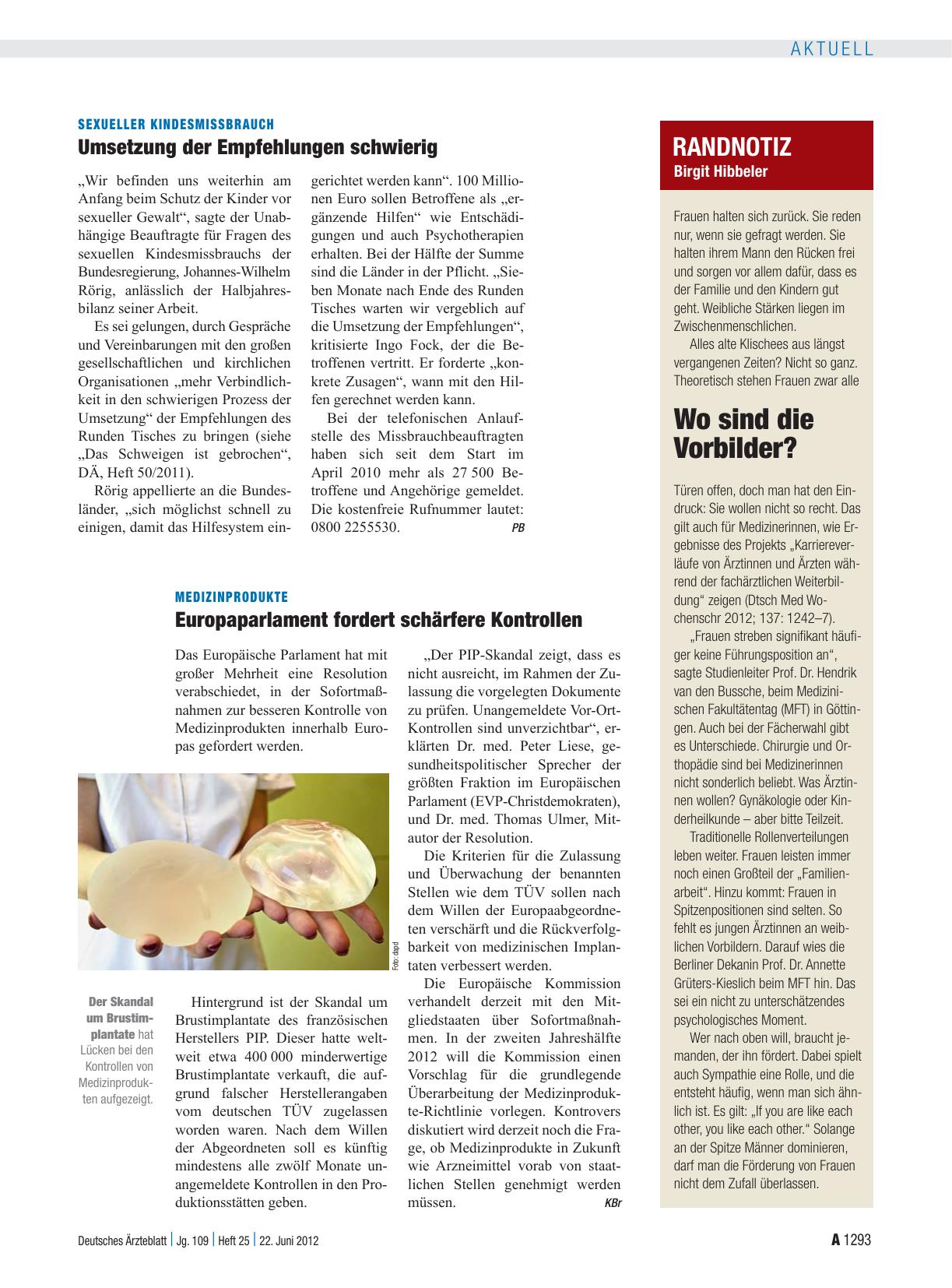 Vorschauseite 1: Randnotiz: Wo sind die Vorbilder?