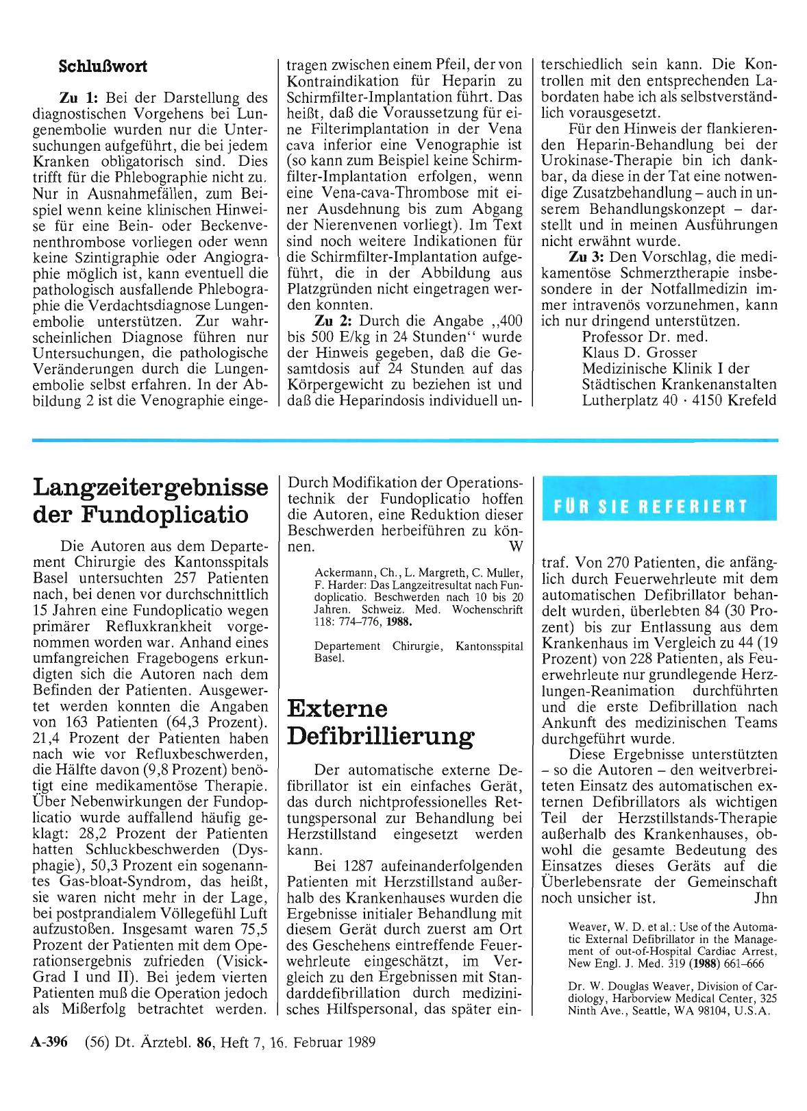 Vorschauseite 1: Externe Defibrillierung