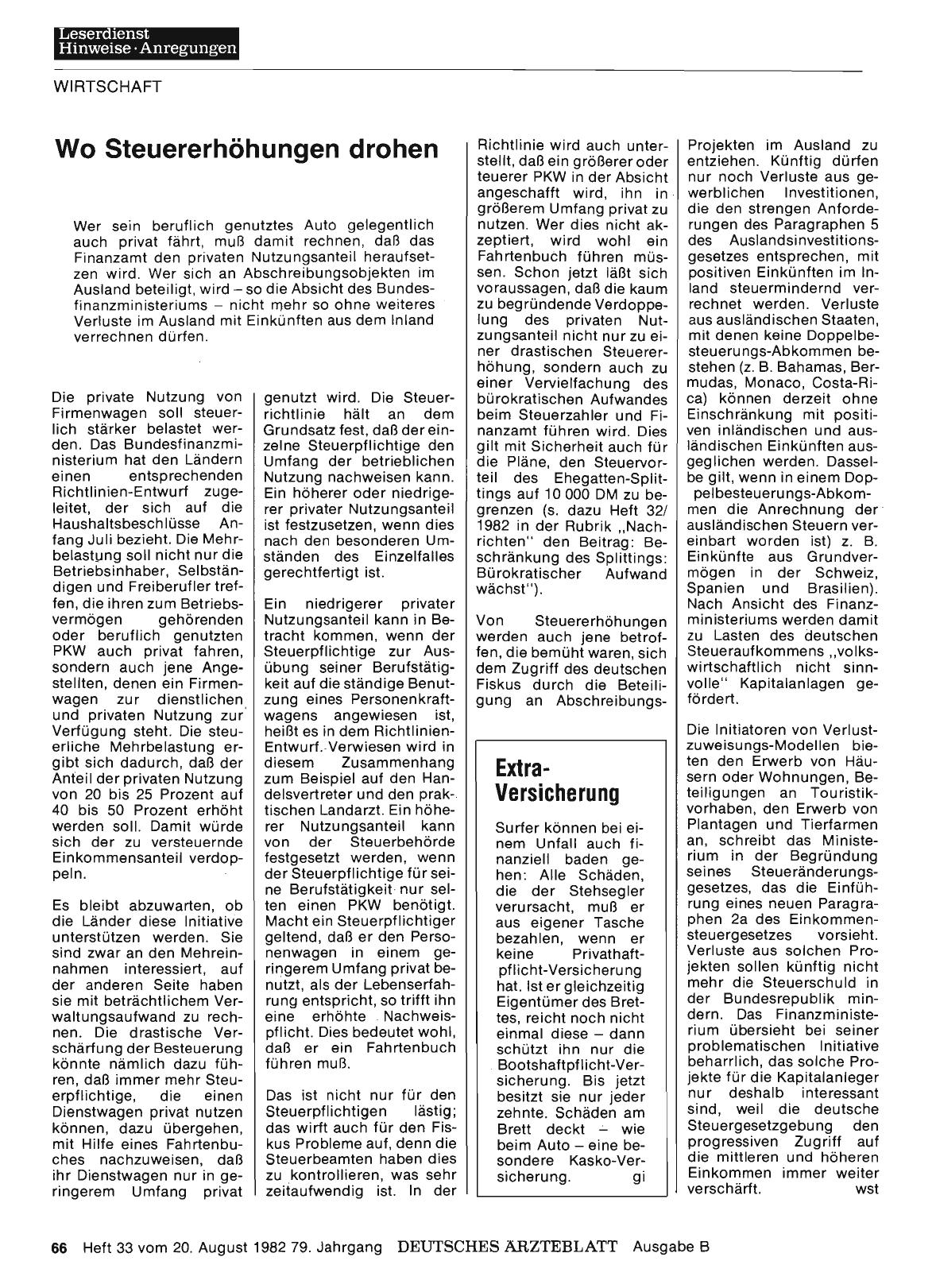 Vorschauseite 1: Extra-Versicherung