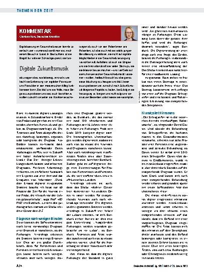 Vorschauseite 4: Gesundheitswesen in Israel: Blick in die digitale Zukunft