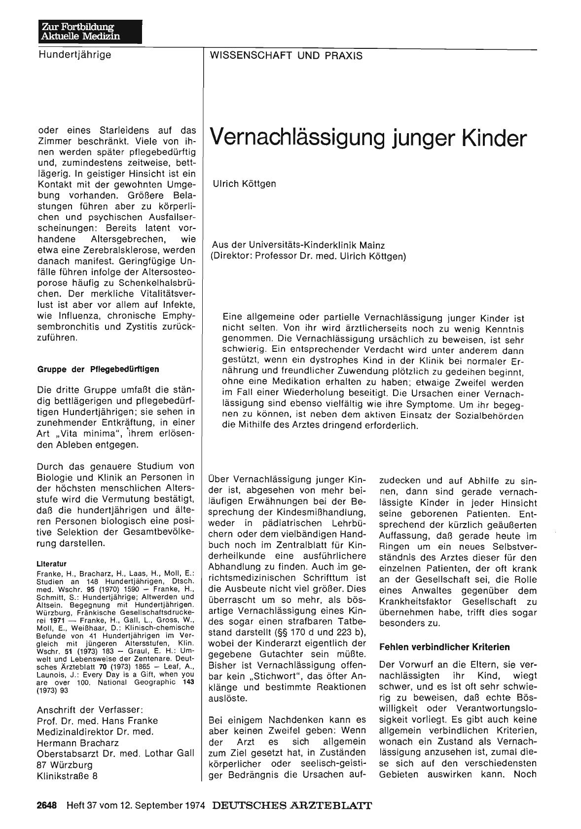 Vorschauseite 1: Vernachlässigung junger Kinder