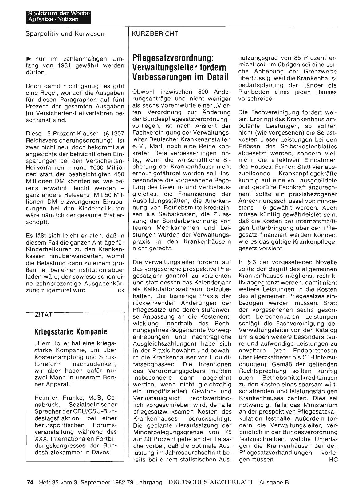 Vorschauseite 1: ZITAT: Kriegsstarke Kompanie